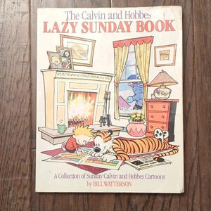 Calvin  and Hobbes Lazy Sunday Book